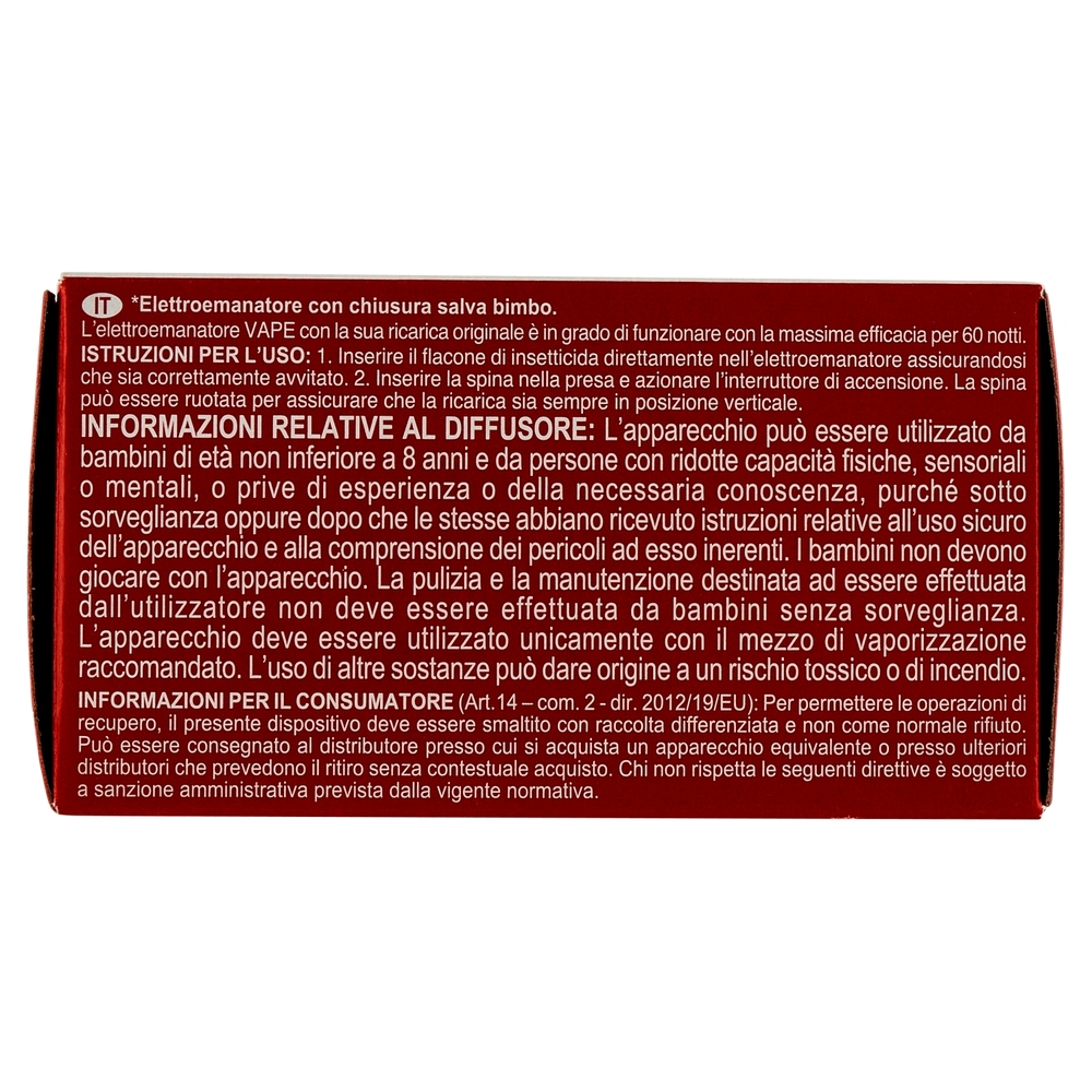 VAPE Elettroemanatore Liquido Classic + Ricarica 36 ml